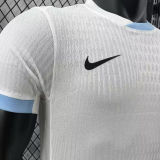 2024/25 Uruguay Away White Playe Version Jersey 乌拉圭