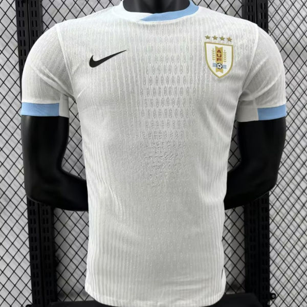 2024/25 Uruguay Away White Playe Version Jersey 乌拉圭