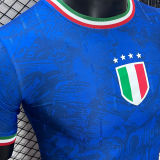 2024/25 Italy Blue Player Version Soccer Jersey