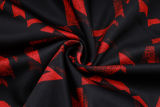2025 M Utd Black Red Sweater Tracksuit