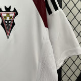 2024/25 Albacete Home White Fans Soccer Jersey 阿尔巴赛特