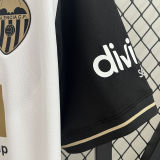 2024/25 Valencia Home White Fans Soccer Jersey
