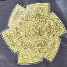 金色 RSL  Al Nassr Gold Patch 2024/25 左袖  沙特联赛袖章 (You can buy it alone OR tell us which jersey to print it on. )