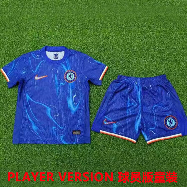 2024/25 CFC Home Blue Player Version Kids Jersey 球员版童装  无广告