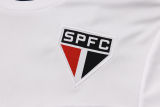 2025 Sao Paulo  White Sapphire Blue Training Jersey(A Set)
