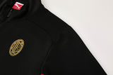 2025 AC Black Jacket Tracksuit