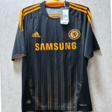 DROGBA #11 CFC Third Black Retro Soccer Jersey 2010/2011  (UCL Font 欧冠字体) ★★
