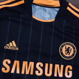 DROGBA #11 CFC Third Black Retro Soccer Jersey 2010/2011  (UCL Font 欧冠字体) ★★