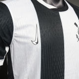 2024/25 Corinthians Third Black WHite Player Version Soccer Jersey