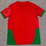 2024/25 Morocco Red Fans Soccer Jersey