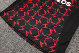2025 M Utd Black Red Kids Sweater Tracksuit
