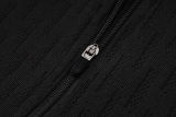 2025 France Black Sweater Tracksuit