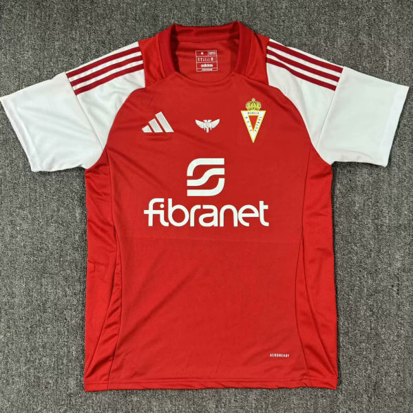 2024/25 Real Murcia Red Fans Soccer Jersey  穆尔西亚