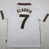 1999/2000 Valencia Home White Retro Soccer Jersey