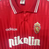 1995/96 Zaragoza Away Red Retro Soccer Jersey