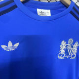 M Utd George BEST Blue Retro Soccer Jersey