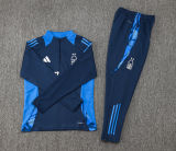 2025 Nottingham Forest Sapphire Blue Kids Sweater Tracksuit