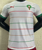 2025 Morocco Away White Player Version Soccer Jersey