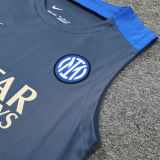 2025 In Milan Blue Vest Training Jersey(A Set)
