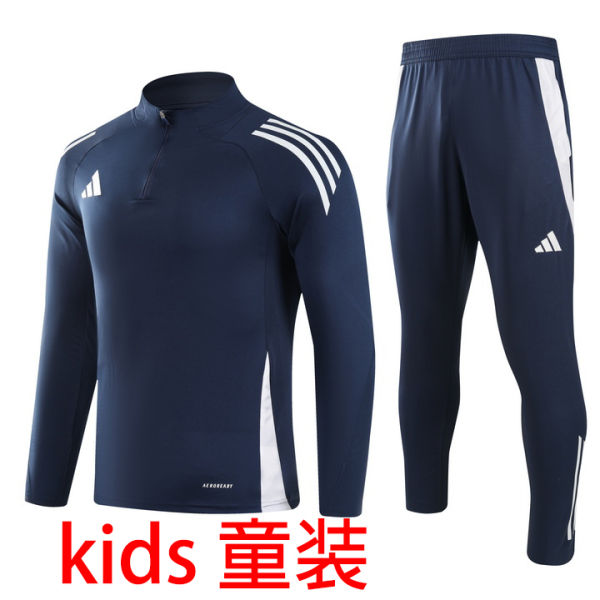 2025 Ad~ Sapphire Blue Kids Sweater Tracksuit