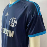 2001 Schalke 04 Blue Retro Soccer Jersey