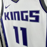 2024/25 Kings  SABONIS #11 White NBA Jerseys 热压