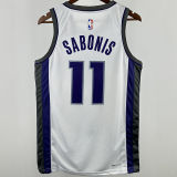 2024/25 Kings  SABONIS #11 White NBA Jerseys 热压