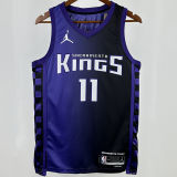 2024/25 Kings  SABONIS #11 Purple NBA Jerseys 热压