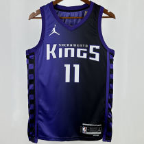 2024/25 Kings  SABONIS #11 Purple NBA Jerseys 热压