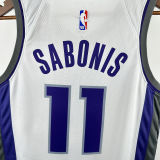 2024/25 Kings  SABONIS #11 White NBA Jerseys 热压