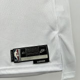 2024/25 Warriors THOMPSON #11 White Retro NBA Jerseys 热压
