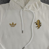 2024/25 JUV White Retro Hoody