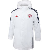 2024/25 M Utd White Cotton Jacket