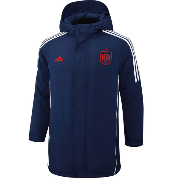 2024/25 Spain Sapphire Blue Cotton Jacket