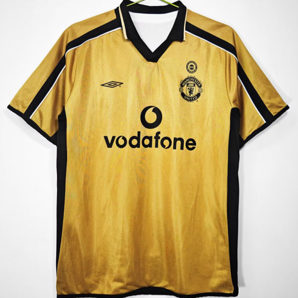 2001/02 M Utd 100th Centenary Retro Soccer Jersey