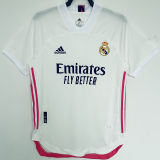 2020/21 RM Home White Retro Player Version Soccer Jersey 球员版