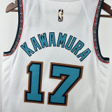 2025 Grizzlies MORANT #12 White NBA Retro Jerseys Hot Pressed