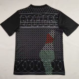 2024 Palestine Black Retro Style  Fans Soccer Jersey