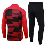 2025 AC Red  Kids Sweater Tracksuit
