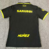 2025 Atletico Penarol Black Fans Soccer Jersey 背后上下都有广告
