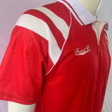1992/93 Sevilla FC Away Red Retro Soccer Jersey