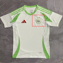 2025 Algeria Home White Fans Soccer Jersey  有两星