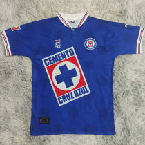 1997/98 Cruz Azul Home Blue Retro Soccer Jersey