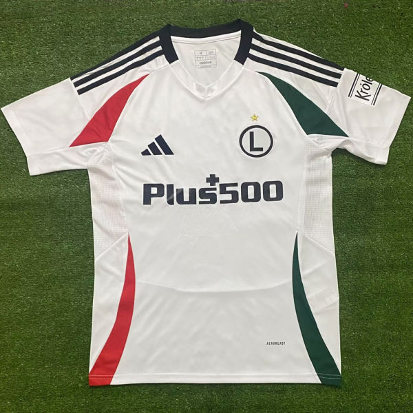 2024/25 Legia Warsaw Home White Fans Soccer Jersey 波兰华沙军团