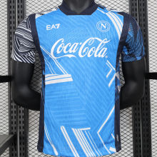 2024/25 Napoli Blue Training Player Version Soccer Jersey