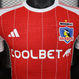 2024/25 Colo-Colo Third Red Player Version Soccer Jersey