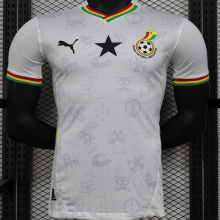 2025 Ghana White Player Version Jersey