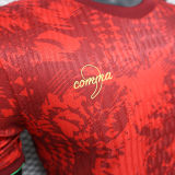 2025 Portugal Special Edition Red Player Version Soccer Jersey