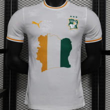 2025 Ivory Coast Special Edition White Player Version Jersey