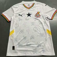 2025 Ghana White Fans Soccer Jersey